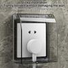 Self Adhesive Waterproof Wall Socket Cover With No Drilling Design And Easy Installation For Bathroom Kitchen Outdoor Use