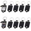 AS60-PU Leather Key Chain Heat Transfer-Press For DIY Photo& Text 10 Pcs Sublimation Keychain Blanks Bulk Key Ring