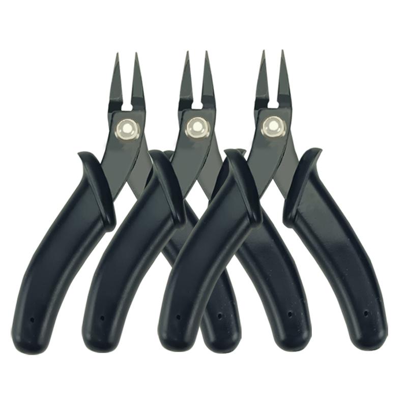 3.5-inch Mini Diagonal Pliers Electronic Pliers Pointed Nose Pliers Insulated Rubber Handle DIY Tool