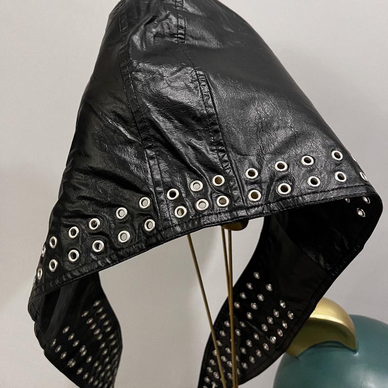 PU Leather Durag Gothic Hip Hop