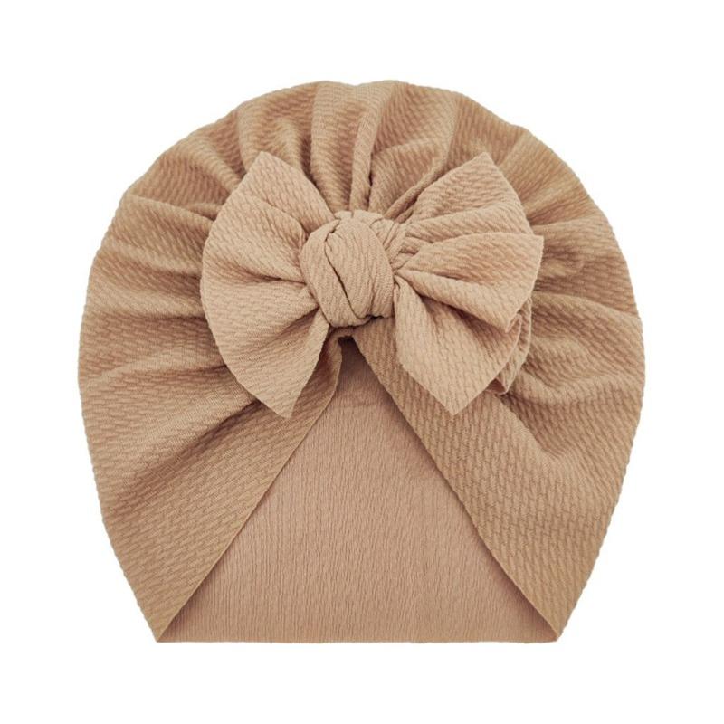 New baby spring and autumn thin threaded bow hat, cute girl pullover hat, children's hat