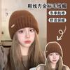 Fashion Wool Hat Student Autumn and Winter Cold Protection Ear Hat Women's Thermal Pullover Hat