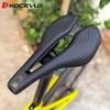 Comfortable Short-Nose Bike Saddle With Hollow Design Steel Base Road Mountain Bicycles