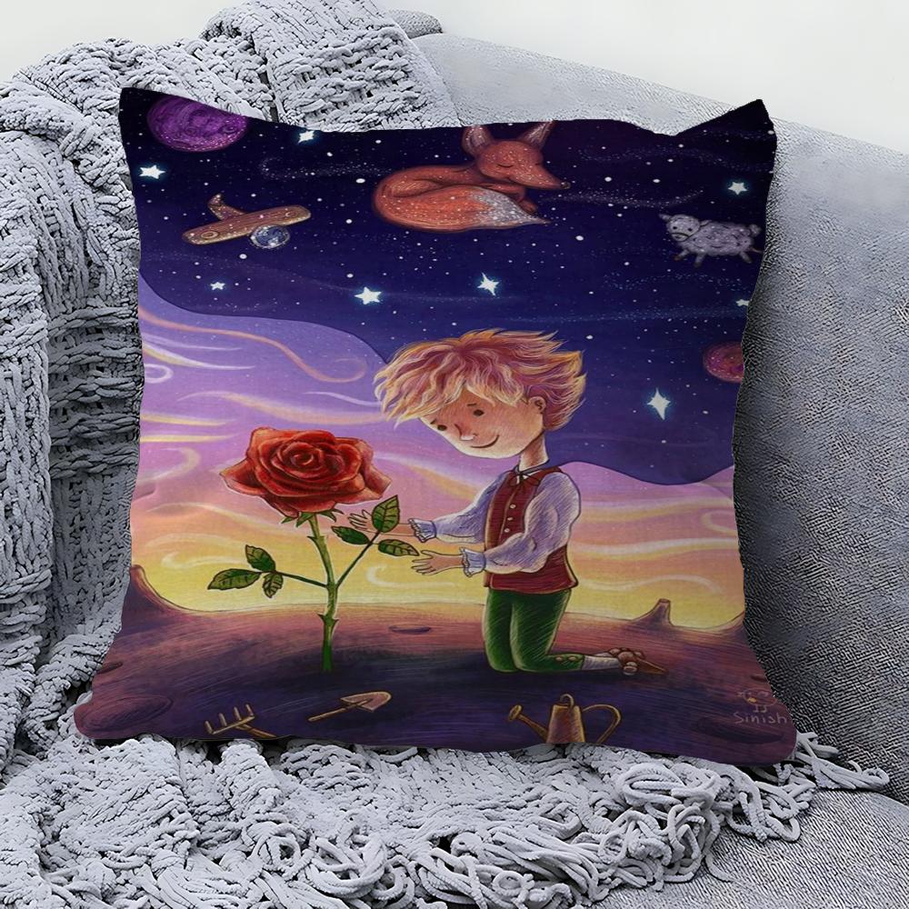 

Little Prince Personalized Picture Text Home Decorative Pillows Household Gifts 45x45cm 40x40 cm