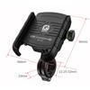 Motorsykkel Telefonholder Lader, USB/QC 3.0 Uttak med Bryter, 360° Vanntett, USB-lader, Aluminium Styre/Speilfeste for 3,5-6 Tommers Telefoner