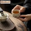 70ml Hand-painted Lotus Bamboo Teacup Retro Tea Bowl Set Of Cups Tea-tasting Smelling Cup Jianzhan Master Cups Teaware Ornaments