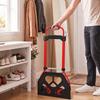 Luggage Cart with Telescopic Handle. Steel Frame. 60kg. Red