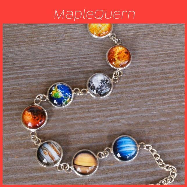 Space Planet Bracelets Alloy Electroplated Jewelry For Men And Women