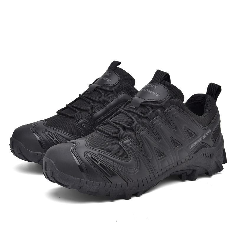 Large Size Short Boots Men's Outdoor Hiking Shoes New Wear-resistant Hiking Shoes Men's Non-slip Wear-resistant Protective Shoes Men's Shoes