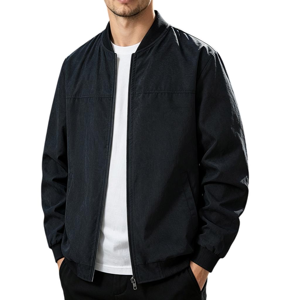 Men's Casual Jacket Color Loose Fit Outdoor for Spring and