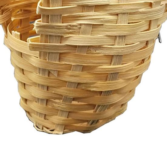 Reusable Bird Nest Natural Materials Great Pet Bamboo Breeding