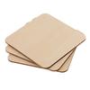 Square MDF Unfinished Wood Pieces Blank Plaque DIY Craft 60x60mm 10