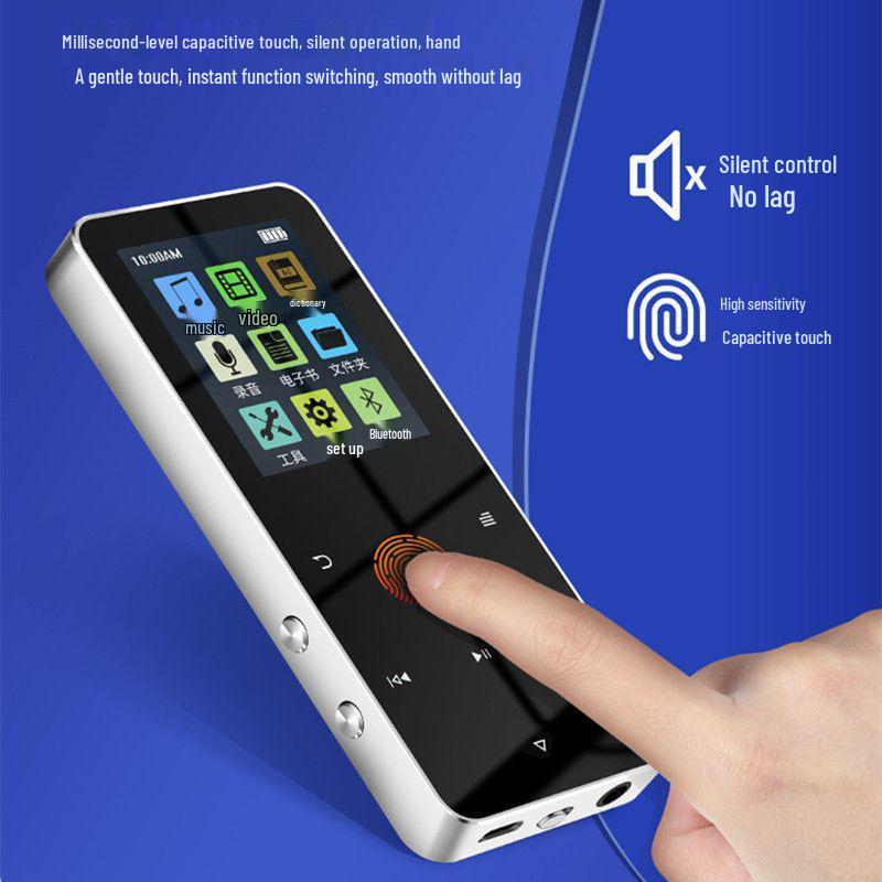 MP3 Bluetooth Metal Touch MP4 Player with Novel Reading Function for Students