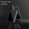 Case + 2 Tempered Glasses for Samsung Galaxy Z Fold 8, Protection with Magnetic Ring - Black