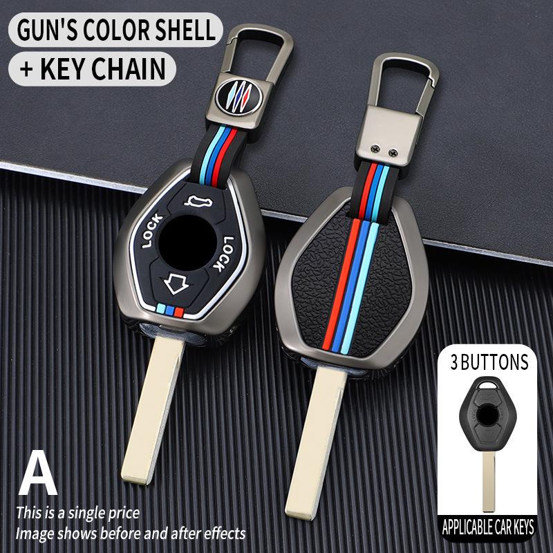 BMW Classic Rovný Kryt na Klíč od Auta: Kompatibilní s modely X35, Z34, řady 357, E38, E39, E46, E83.
