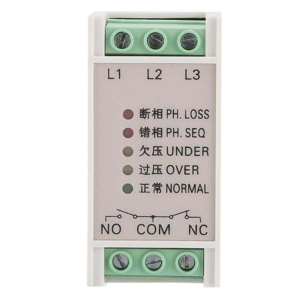 JVR 380 Phase Sequence Protection Relay Monitoring Voltage Control Device