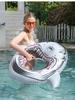 New Shark Swimming Circle Adult Swimming Circle Wholesale Summer Swimming Pool Water Supplies Inflatable Swimming Circle