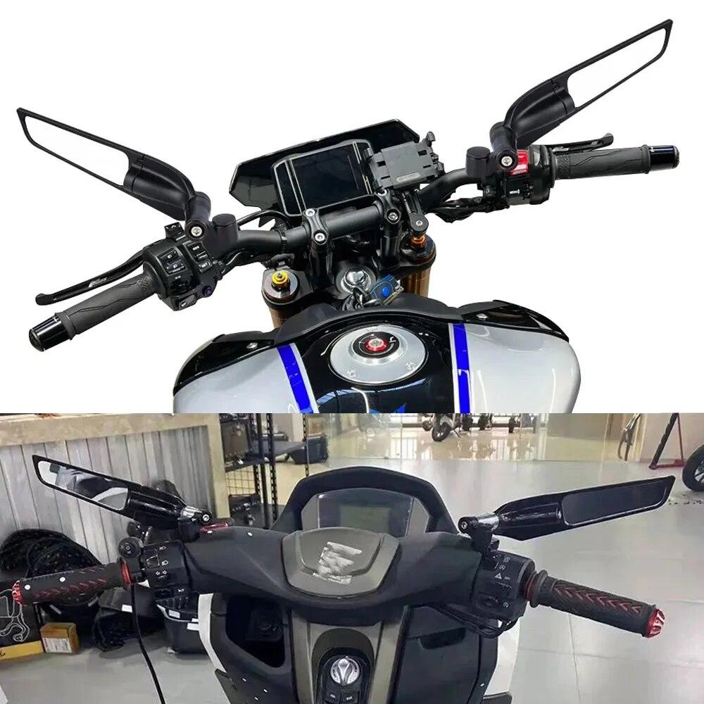 For Yamaha Honda Suzuki Kawasaki Buell MV Agusta Motorcycle Fixed Wind Wing Competitive Rearview Mirror Reversing Mirror