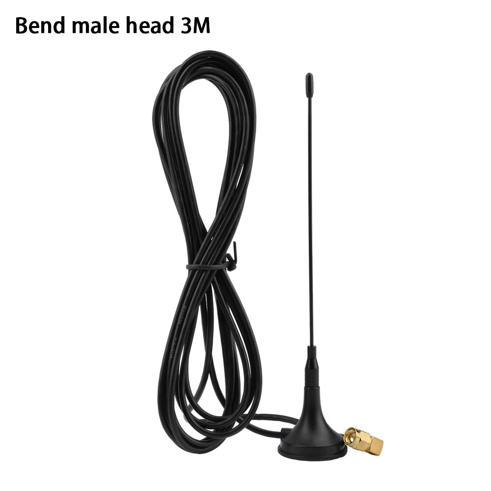 SMA Straight Male 433-860MHz 900-1800MHZ Wifi Antenna High Gain Magnet Base Sucker Antennas for Communications 3M