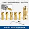 6Pcs Drill Chuck Collet Set 0.5-3mm Replacement Collet with Keyless Drill Chuck Rotary Drill Nut Tool Set Adapter