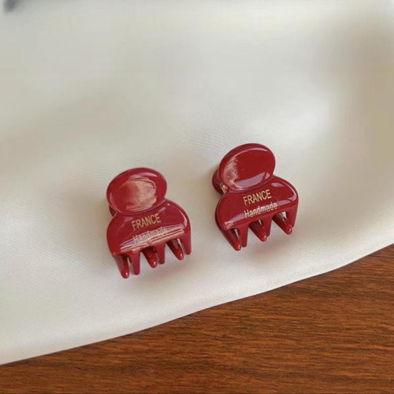 2 Pièces/Paire Mini 2cm Acétate Petites Pinces à Cheveux Épingles Latérales Acétate Crabs à Cheveux pour Filles Barrette Mignonne Clips Accessoires Cheveux Femmes