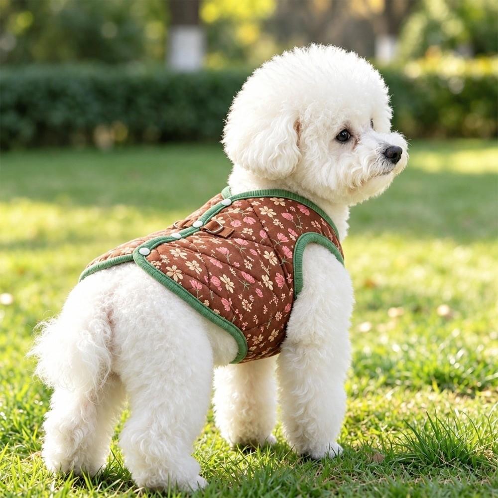 Thickened Puppy Plush Vest Cute Teddy Coat Fashion Cat Clothes Pet Supplies
