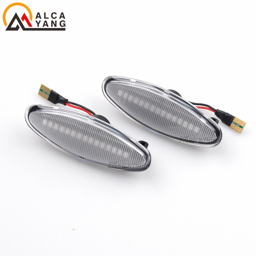 For JAGUAR XK8 S-Type XK 8/XKR XJ X350 Sequential Flashing LED Turn Signal Side Marker Light