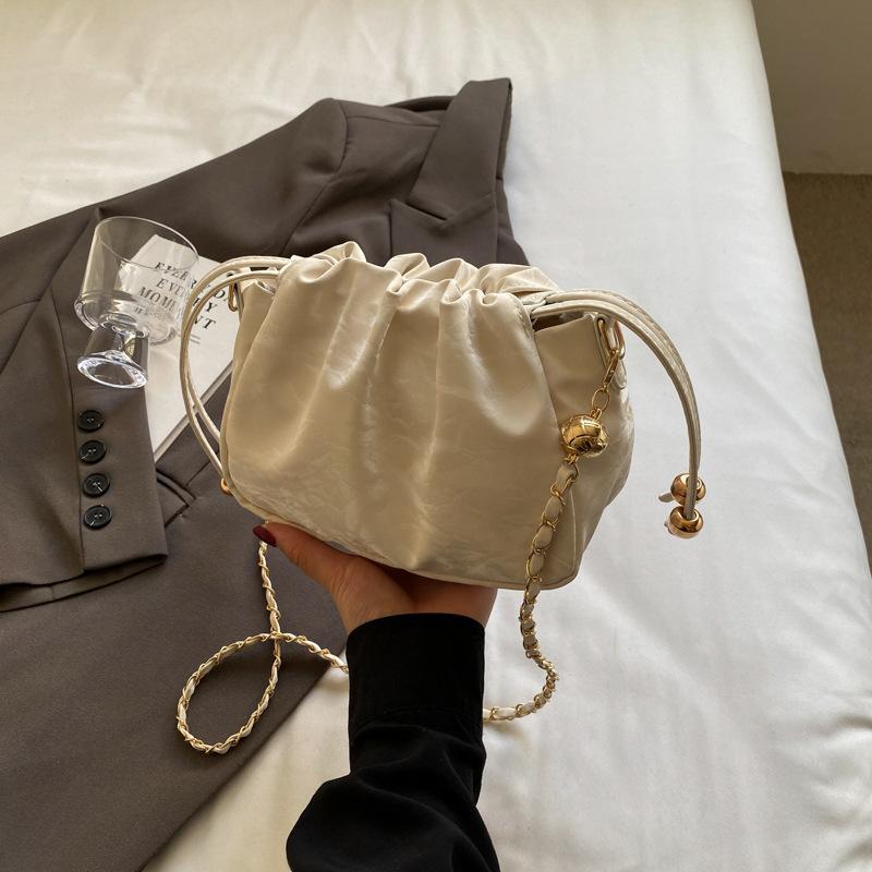 

Простая повседневная сумка-ведро большой вместимости, летняя новая модная ретро-сумка, женская сумка через плечо