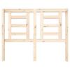 Headboard 126 X 4 X 100 Cm Solid Pine Wood