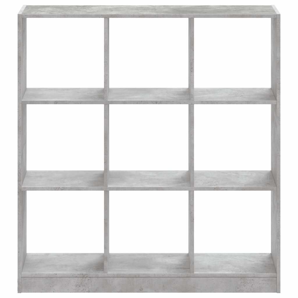 Vidaxl Regał, Szarość Betonu, 102X32X108 Cm, Materiał Drewnopochodny