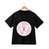 Breast Cancer Awareness T - Shirt with ''Believe • Hope • Fight'' Theme