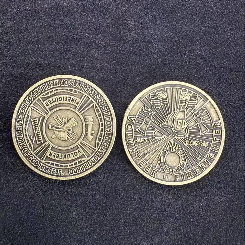 Antique Bronze Color Electroplated Metal Commemorative Medal - Creative Ancient Coin Business Gift