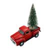 Truck Christmas Tree Statue Christmas Figurine Indoor for Home Decor Collectible Living Room Cabinet Housewarming Desk Ornament