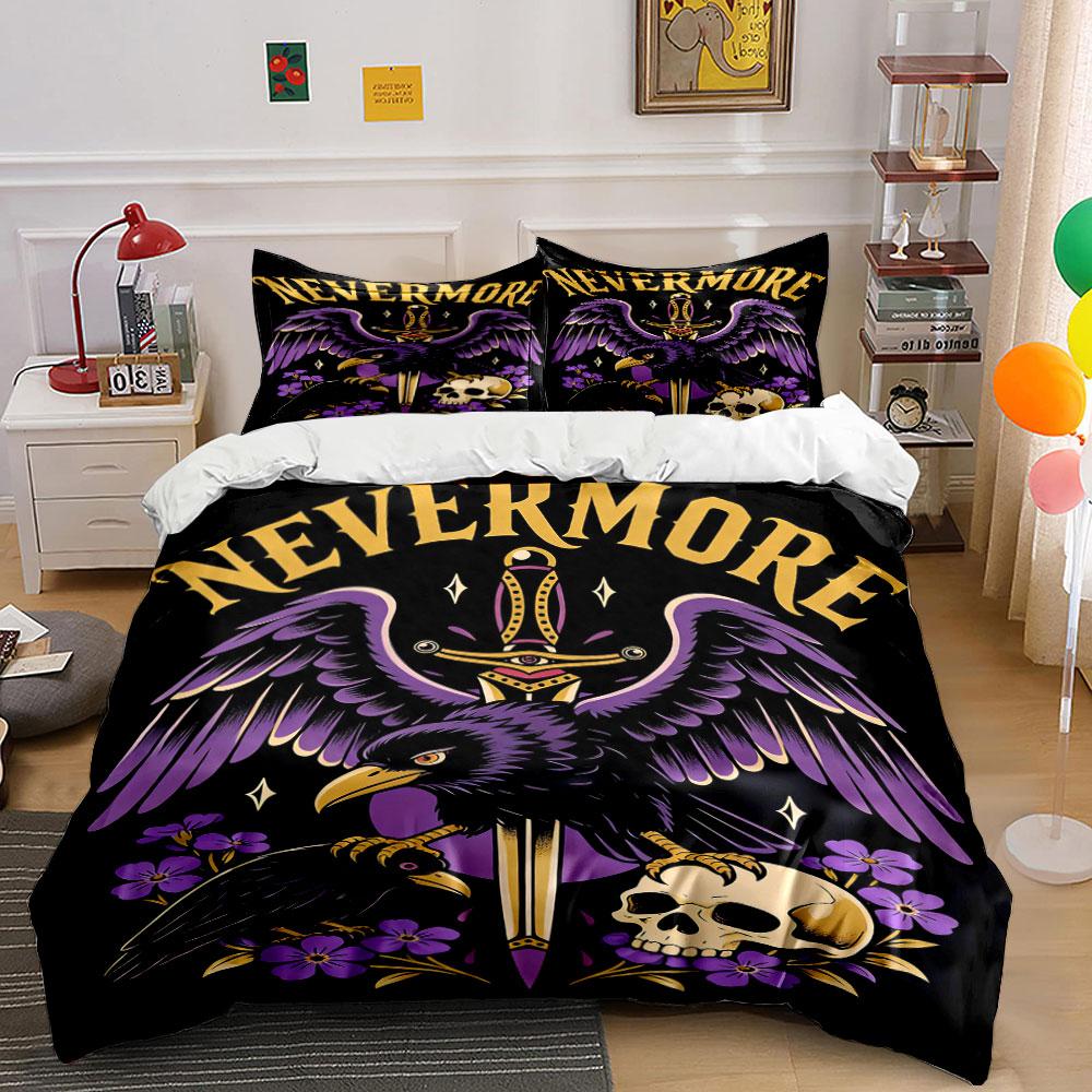 

Raven, dagger, skull, flowers. Bedding sets Duvet cover sets Duvet covers Pillowcases(1 * Duvet Cover 2 * Pillowcases without duvet insert) 135x200cm