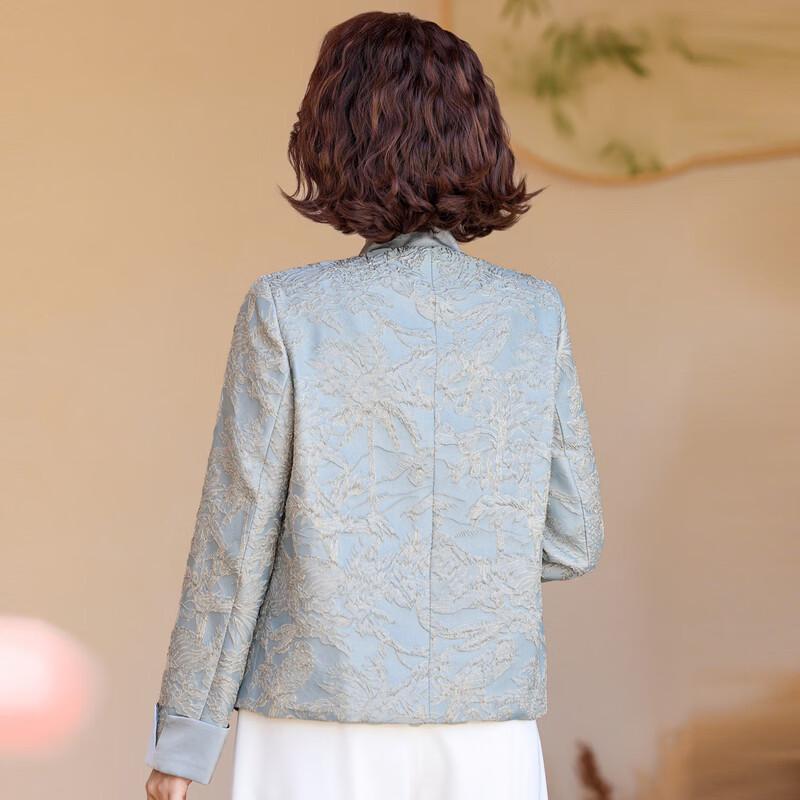 Elegant New Chinese Style Floral Spring Jacket for Women