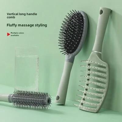 Air Cushion Comb for Ladies - Perfect for Straight, Curly, Long Hair - Massaging, Large Fluffy Design