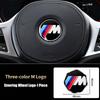 1Pcs 46mm Car Steering Wheel Decoration Badge Sticker Logo Accessories For BMW E46 E90 E60 F30 F10 E39 E36 E87 F20 E90 E70 G30