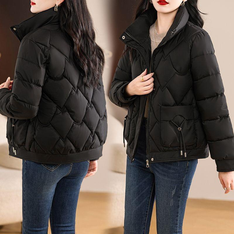 New thin down cotton-padded clothes women's winter jackets short thickened cotton-padded clothes warm cotton-padded jackets trendy and versatile