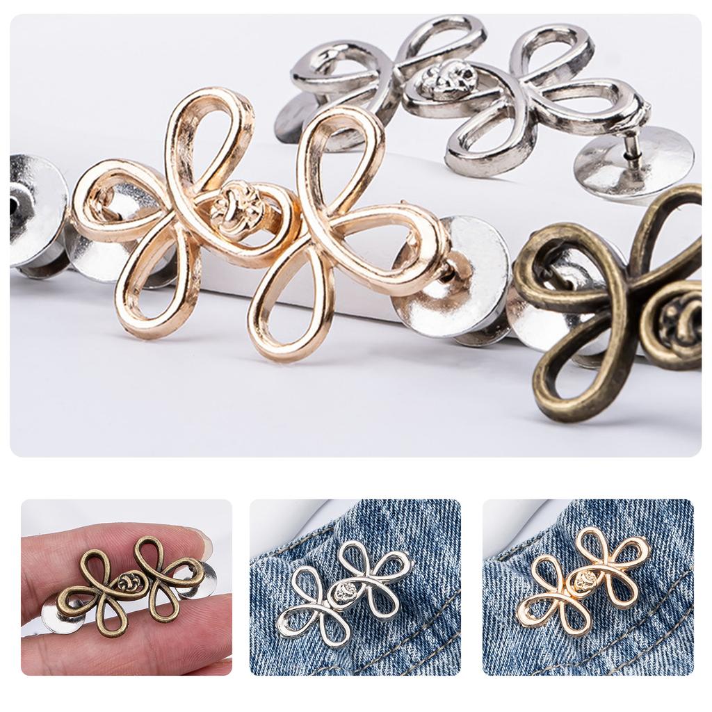 Dopasowywacze do talii Szpilka do talii do spodni z klipsem zapobiegającym odsłanianiu klamry Szpilka do talii dżinsów Akcesoria odzieżowe Bez szycia