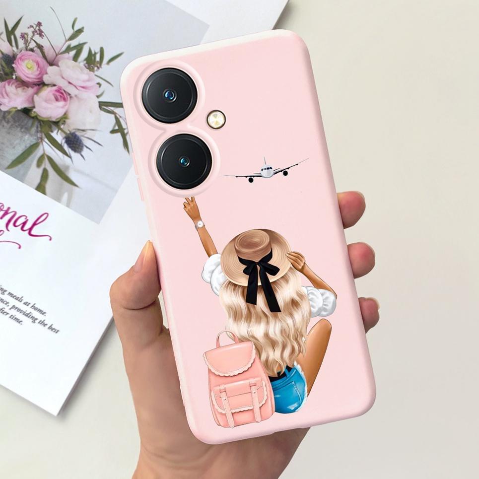 Soft Silicone Covers For Vivo Y27 Y36 4G 5G Case Bumper Shell Cartoon Child Fashion Soft TPU Silicone Etui For Vivo Y36 5G Y 27