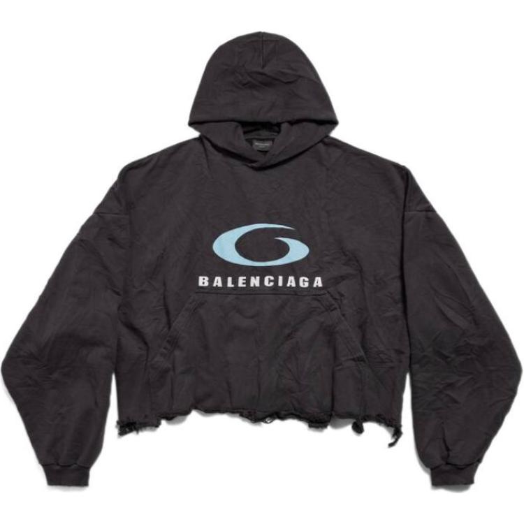 Balenciaga Loop Sports Icon Destroyed Cropped