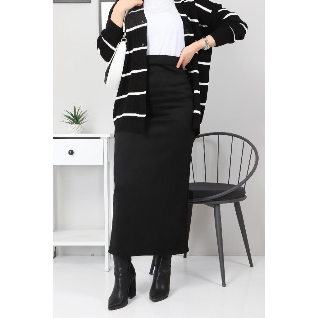 Suede Pencil Skirt Tsd0034 Brown