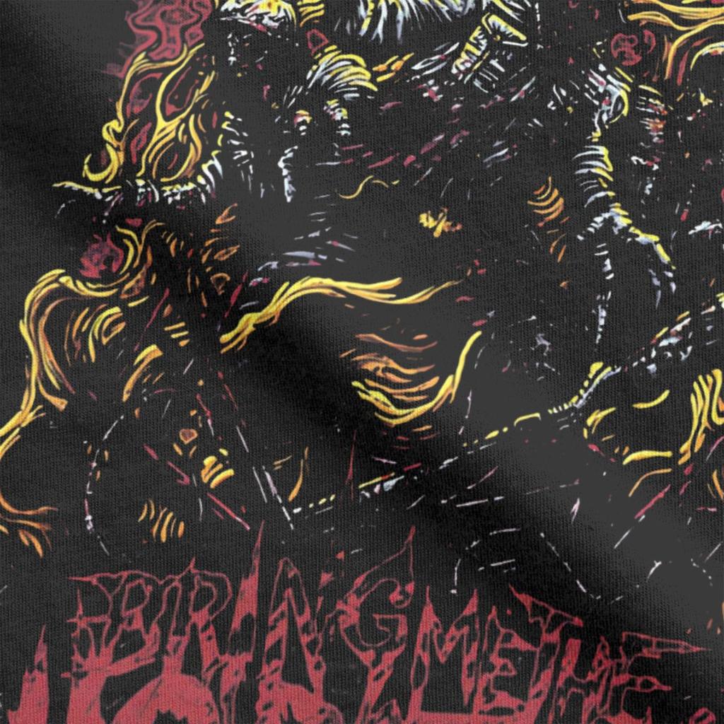 Men's T-Shirt Bring Me The Horizons Rock Vintage 100% Cotton Tees Short Sleeve Gothic Metal Band T Shirts Crewneck Tops Big Size