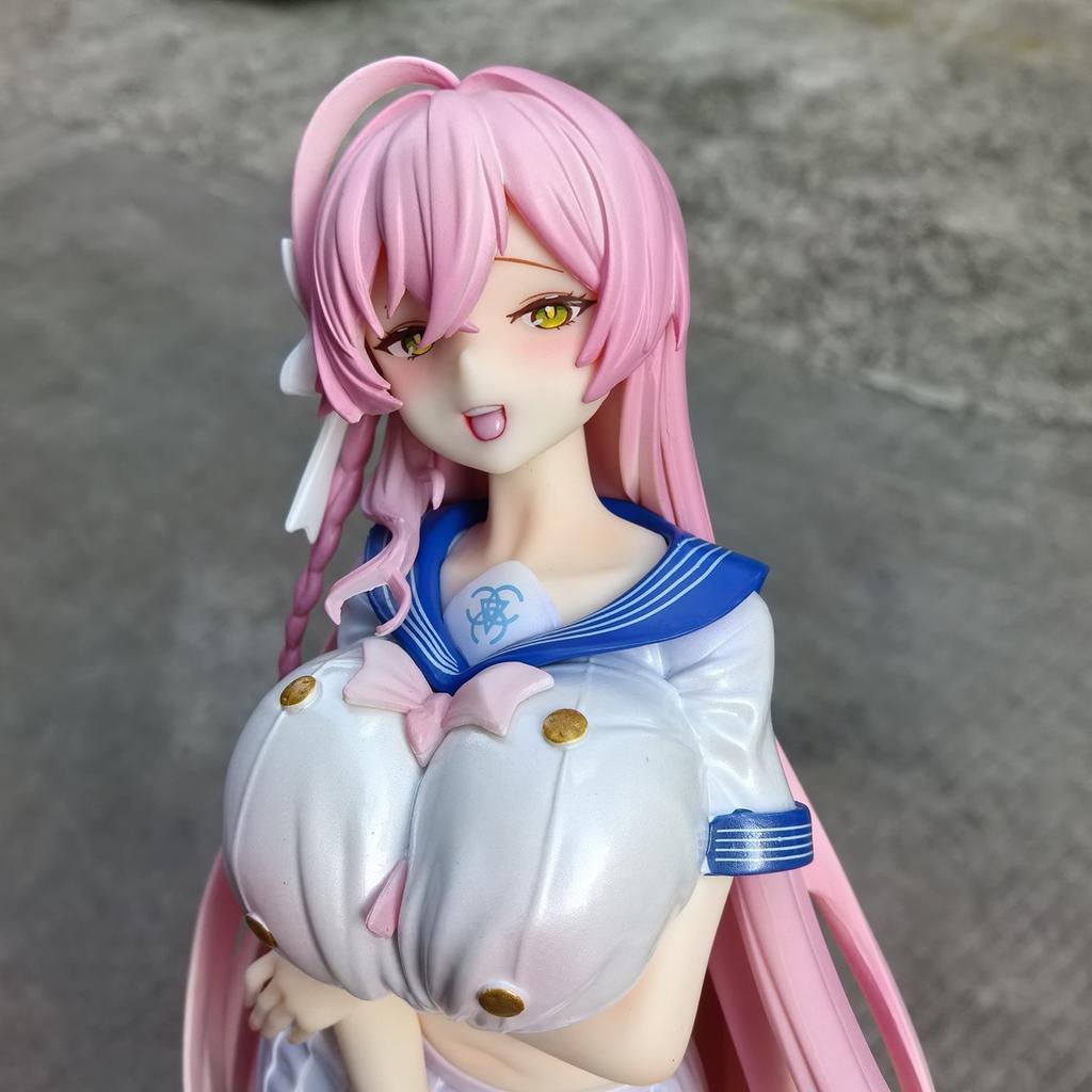 Epic-Works  Blue Archive Figure 1/7 Urawa Hanako Animation Girl Figure POLYVINYL CHLORIDE Action Miniature Figure 27cm Adult Collector-Worthy Game