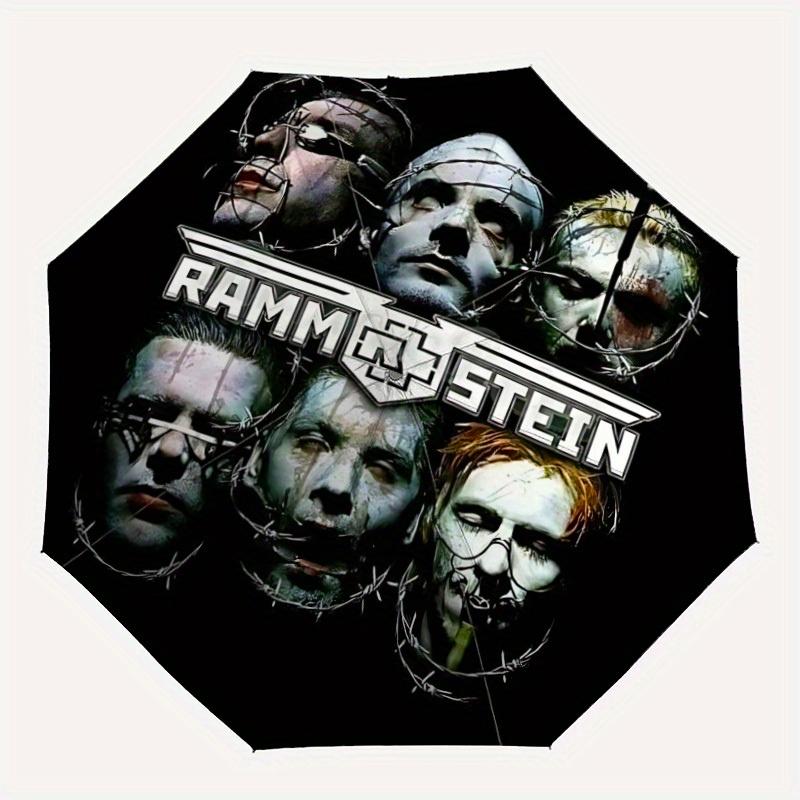 

1pc RAMMSTEIN Automatic Umbrella 8-Bone Design Compact Gear for Outdoor Travel, Perfect Gift for Friends or Family yy250822094