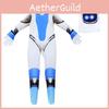 Astro Bot Cosplay Costume Polyester Jumpsuit For Gaming Event Dress-up