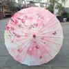 Handmade Silk Cloth Women Umbrella Rain Proof Waterproof Chinese Oil Paper Umbrella Decorative Ancient Dance Umbrella Party
