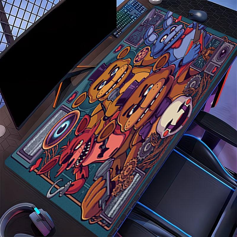 Podložka pod myš s potiskem Five Nights at Freddy's, pro podložku pod klávesnici, podložka pod notebook PC pro kancelářské použití doma, dekorace stolu, perfektní dárek k narozeninám pro hráče