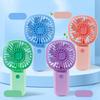Portable Handheld Fan 3 Speed Mini Personal Fan with Folding Stand for Desktop USB Rechargeable Small Travel Essentials for Summer