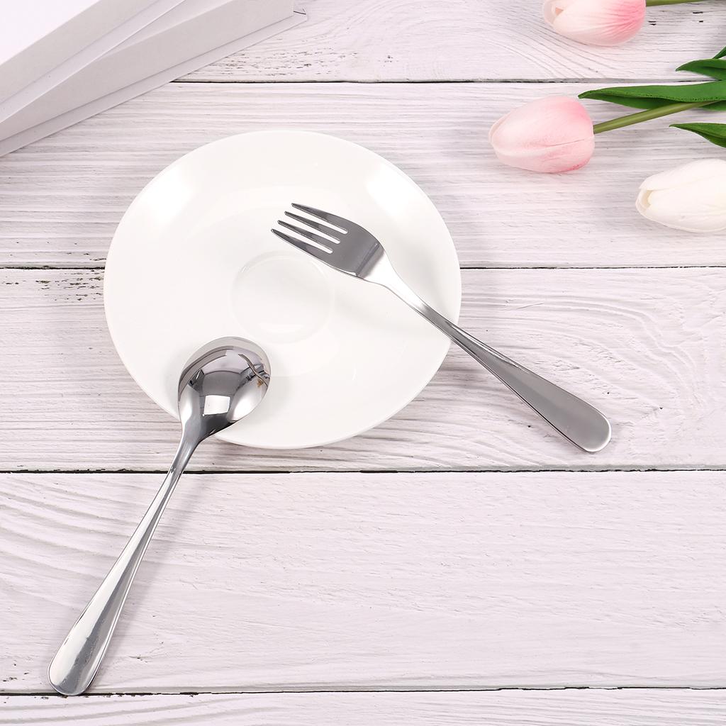 10Pcs Kids Spoon Fork Set Stainless Steel Toddler Utensils Cute Cartoon Bear Kids Flatware Dishwasher Safe for Children Toddler